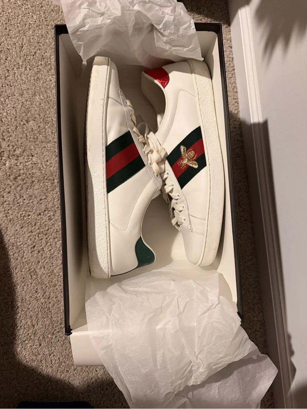 Gucci Ace embroidered bee sneakers